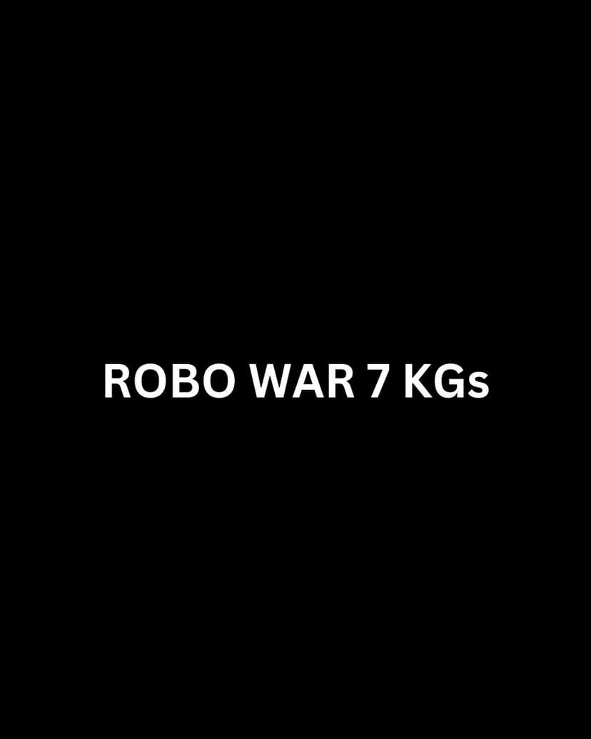 RoboWar 15kg: The Ultimate Battle of Steel and Strategy